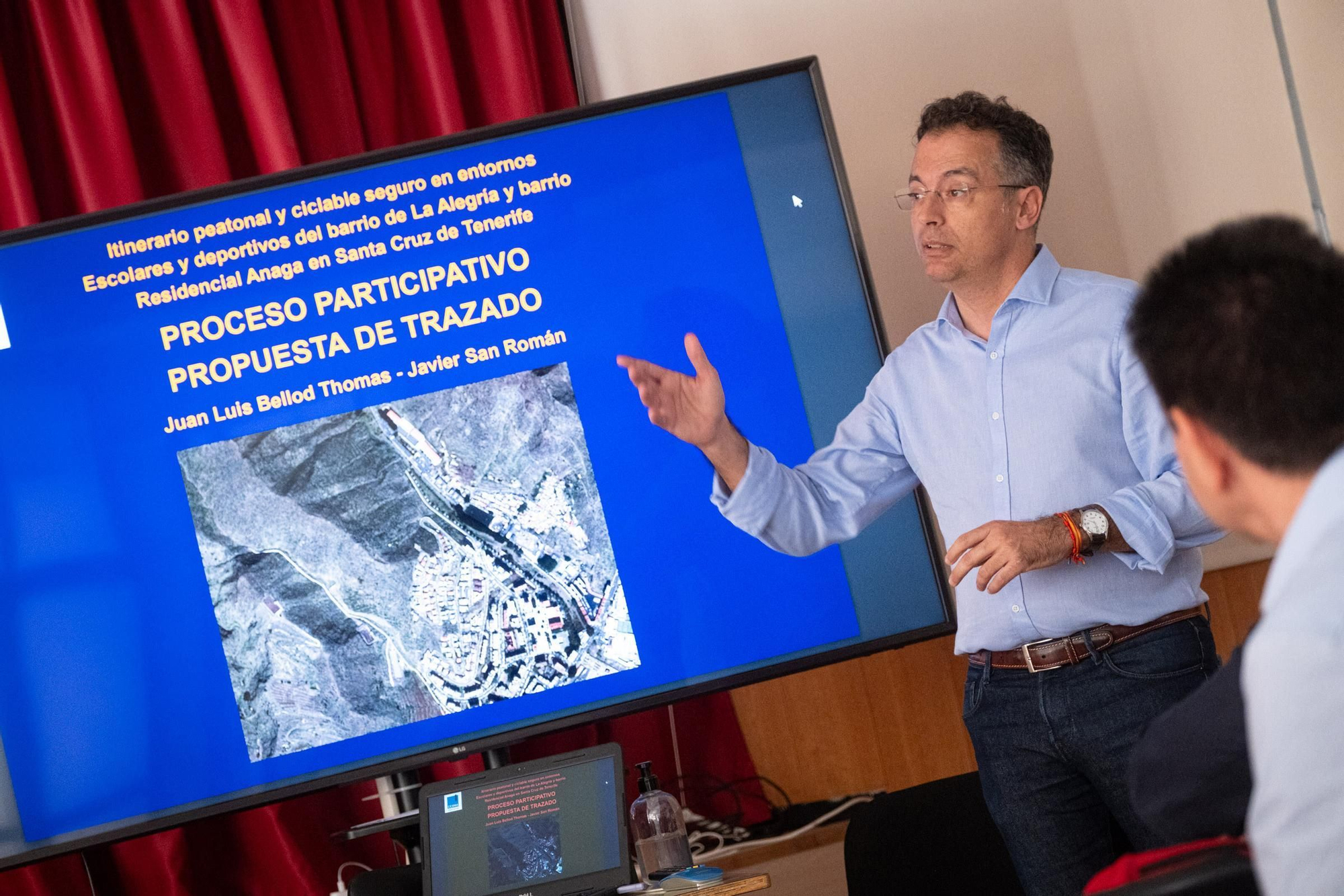 Presentación del carril bici a Residencial Anaga y Barrio de La Alegría