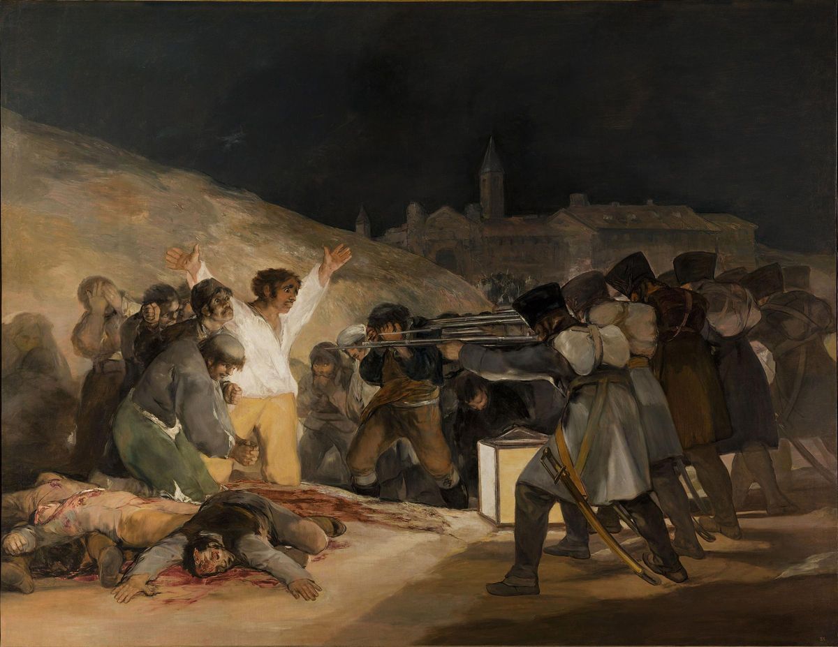 El tres de mayo de 1808 en Madrid, de Francisco Goya.