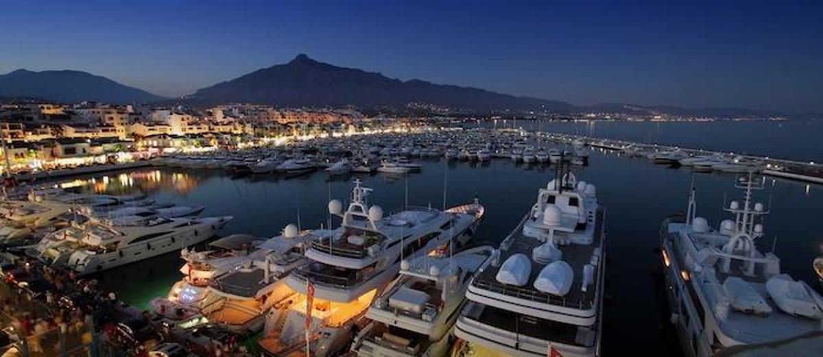 Una imagen de Puerto Banús, en Marbella.