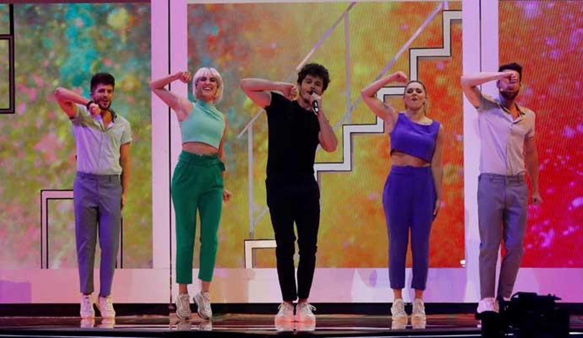 Ensayos de Miki para Eurovisión 2019.