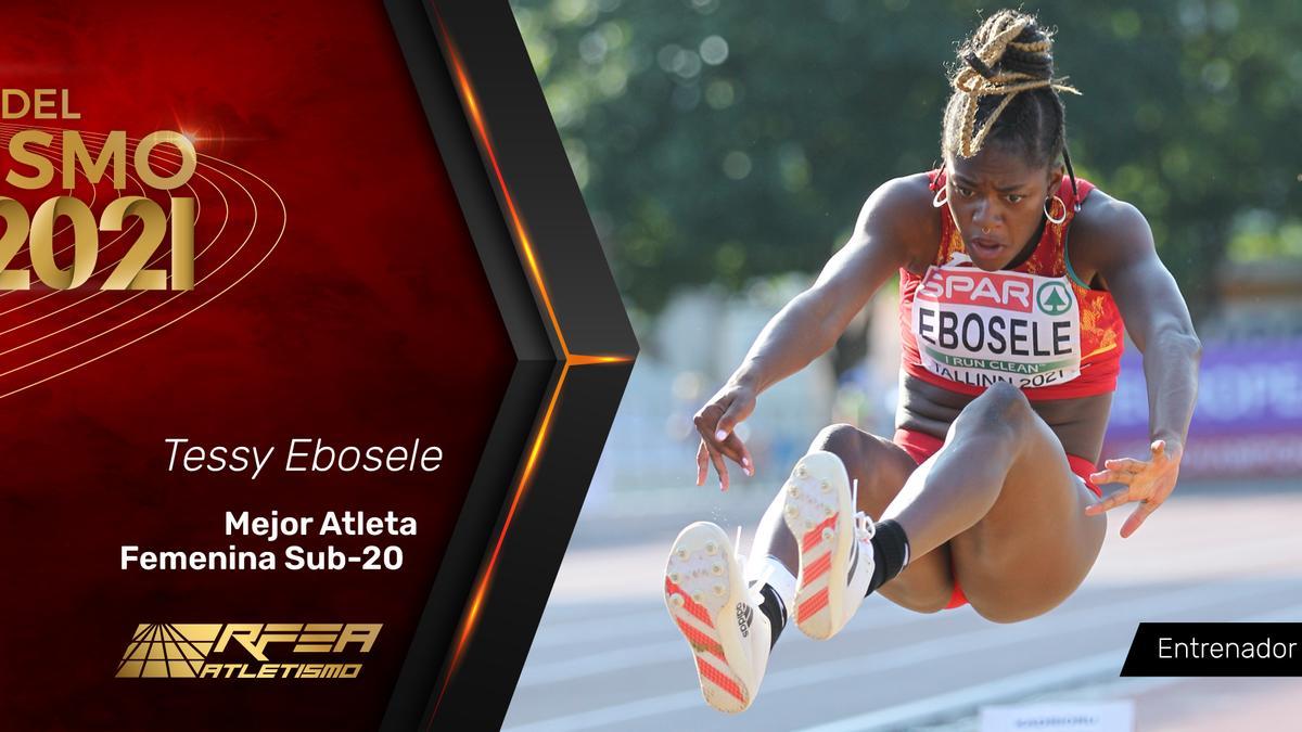 Recibió el premio a mejor atleta Sub-20 la nueva incorporación de esta temporada del Playas, Tessy Ebossele.