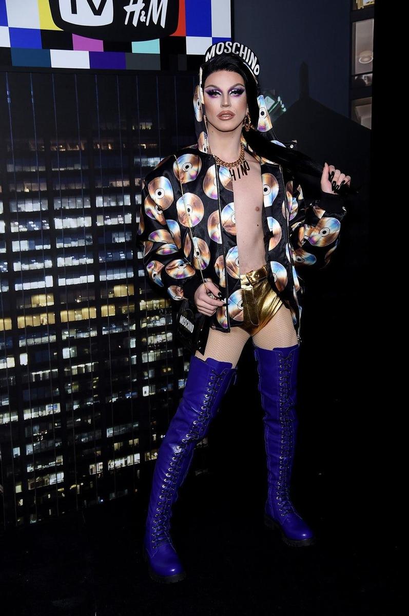 Aquaria fue uno de los mayores exponenetes de la diversidad en el desfile de Moschino para H&amp;M