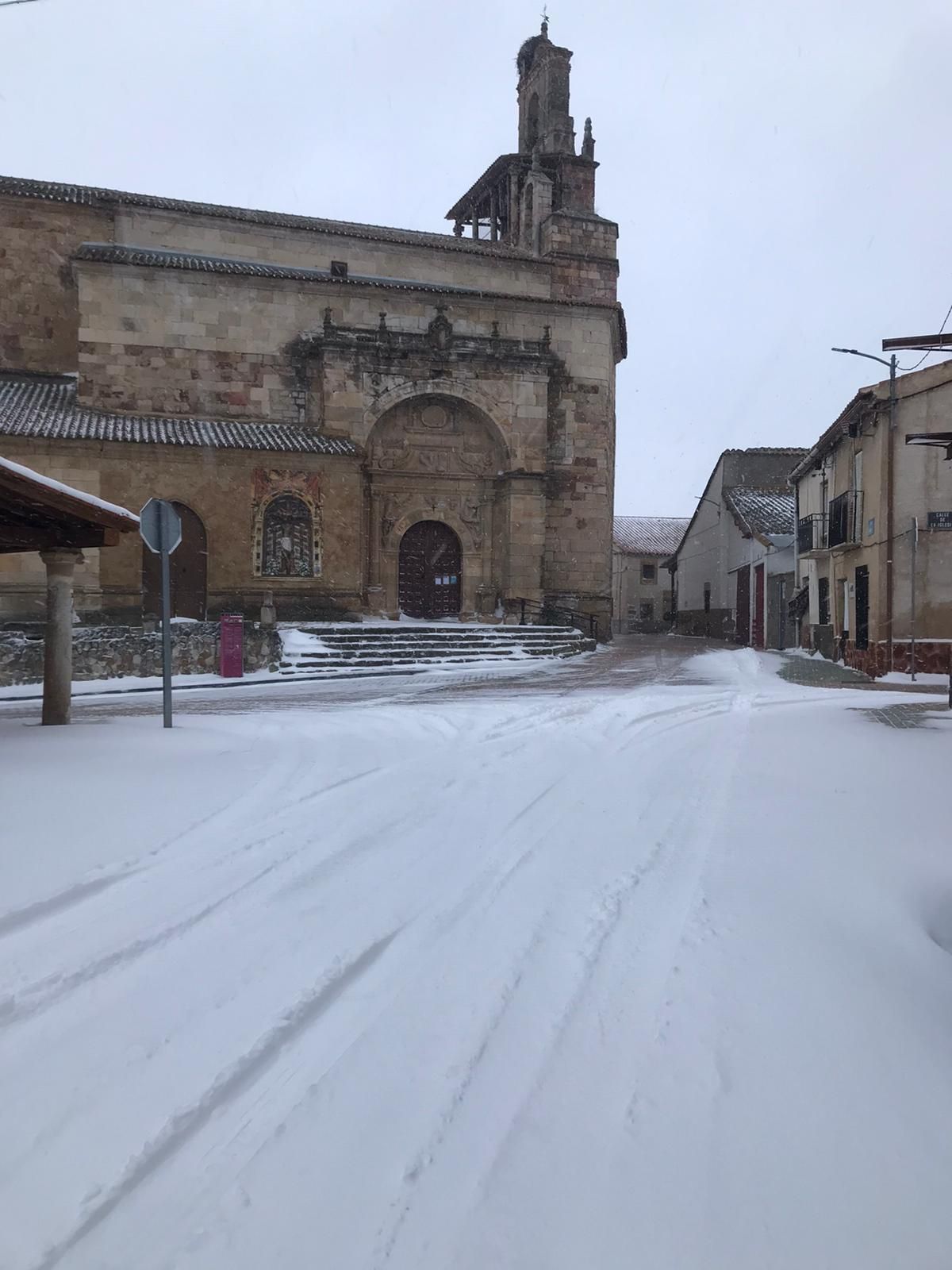 La borrasca Filomena, en Morales del Vino