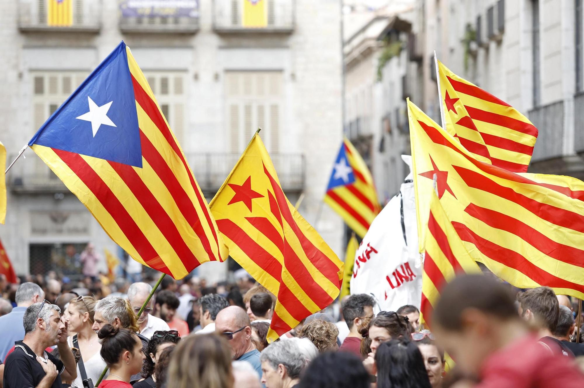 La manifestació de Girona de la Diada, en imatges