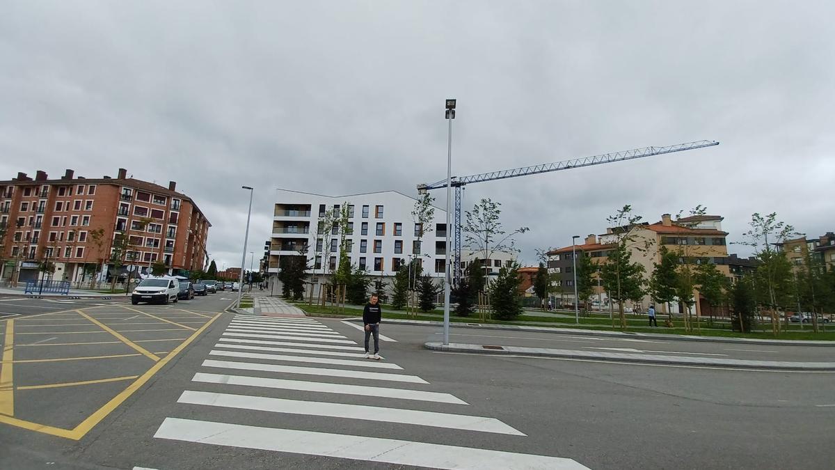 Zona en desarrollo en el área de la calle Santa Isabel de Lugones