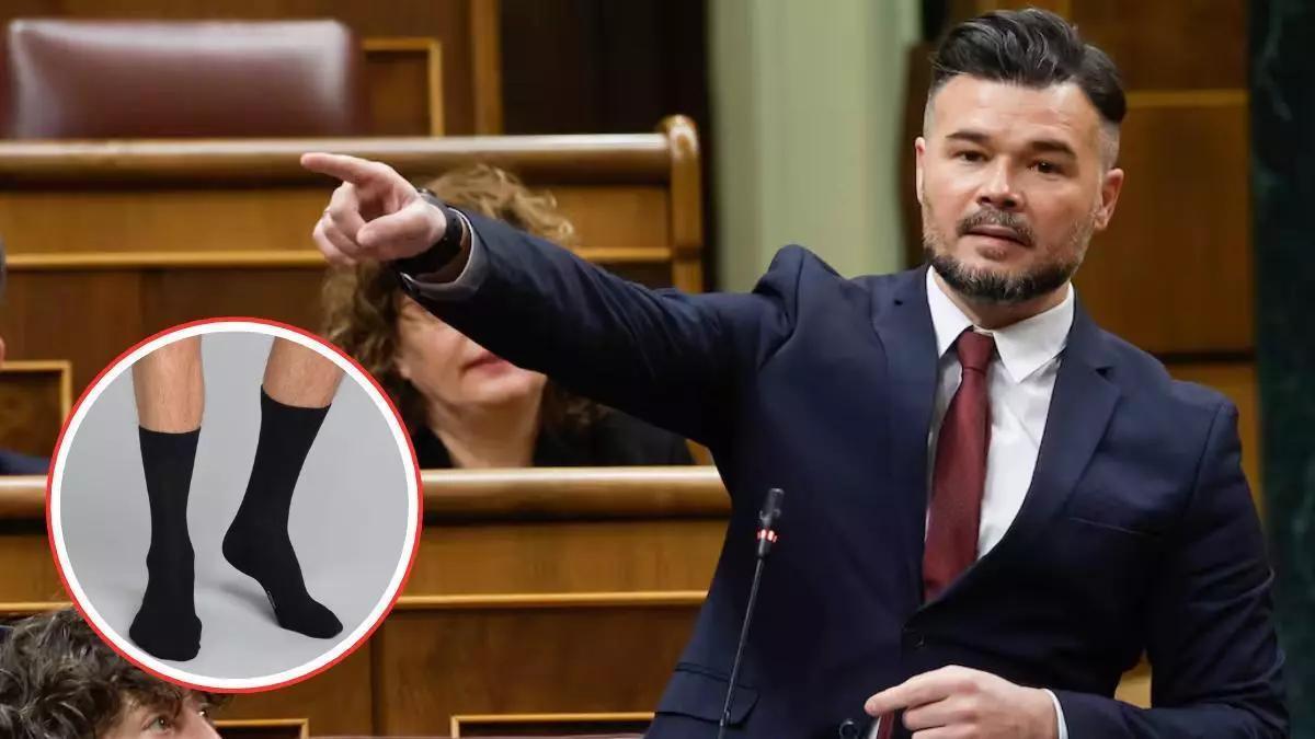Gabriel Rufián confiesa su TOC con los calcetines