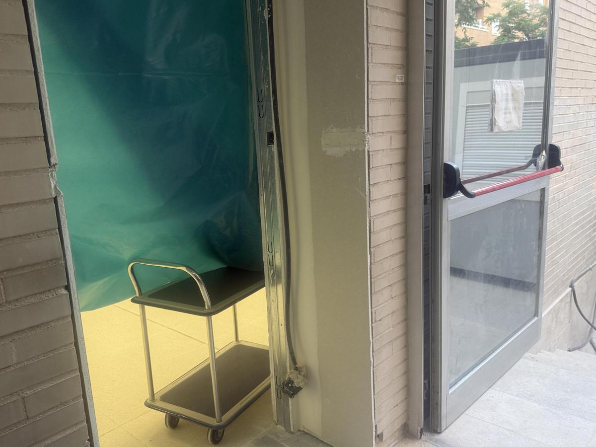 Una imagen más del estado actual del centro de salud.