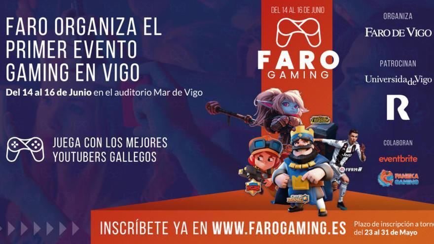 Cartel de Faro Gaming.