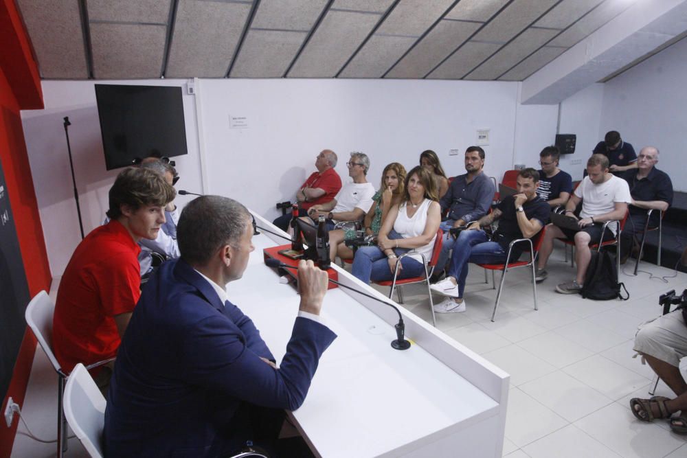 Presentació de Marc Gual com a nou jugador del Girona FC