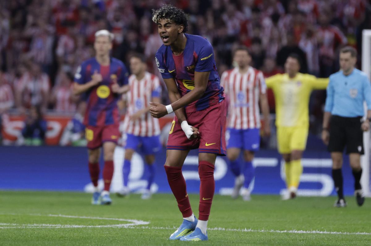 Champions League: Atlético - Barcelona, en imágenes. Champions League: Atlético - Barcelona, en imágenes.