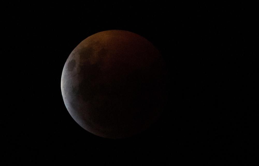 Eclipse total de luna en República Dominicana