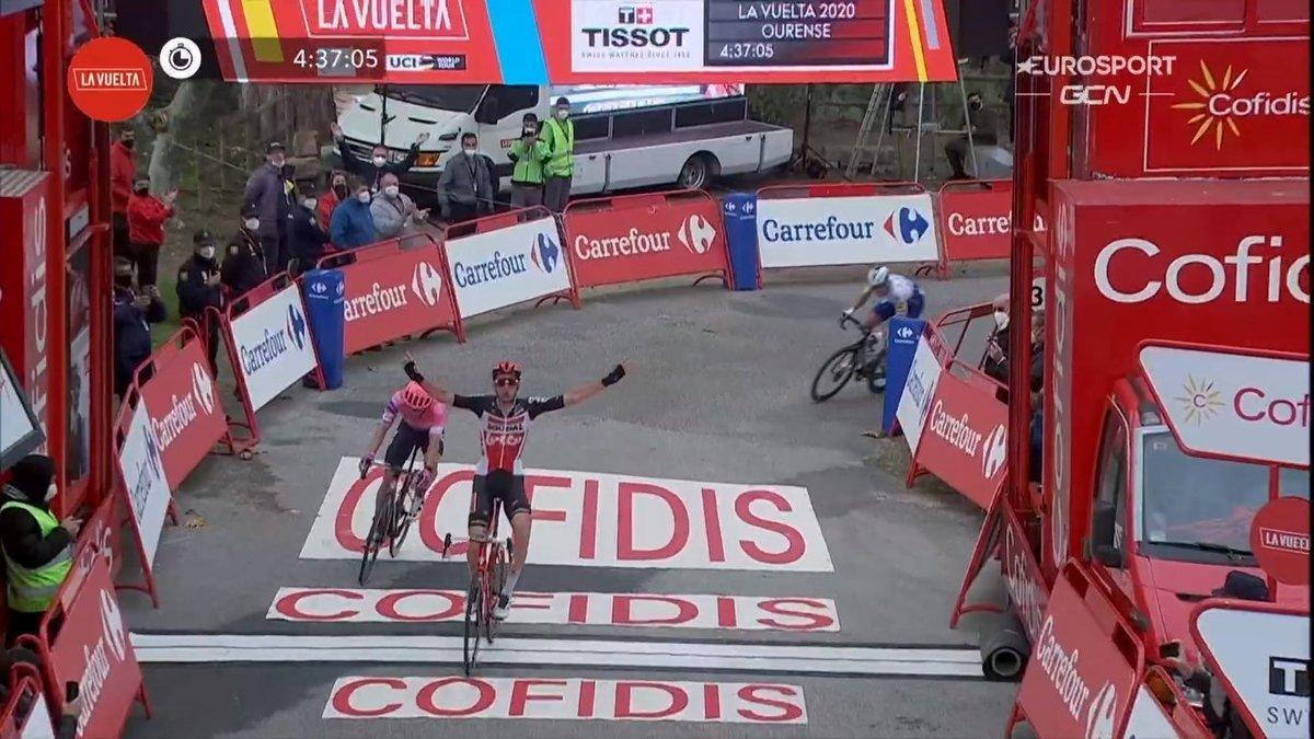 Wellens entró el primero en meta en Ourense