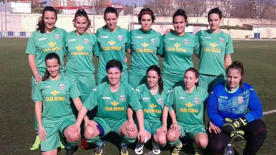 Once inicial del equipo zamorano, ayer en Vallecas.