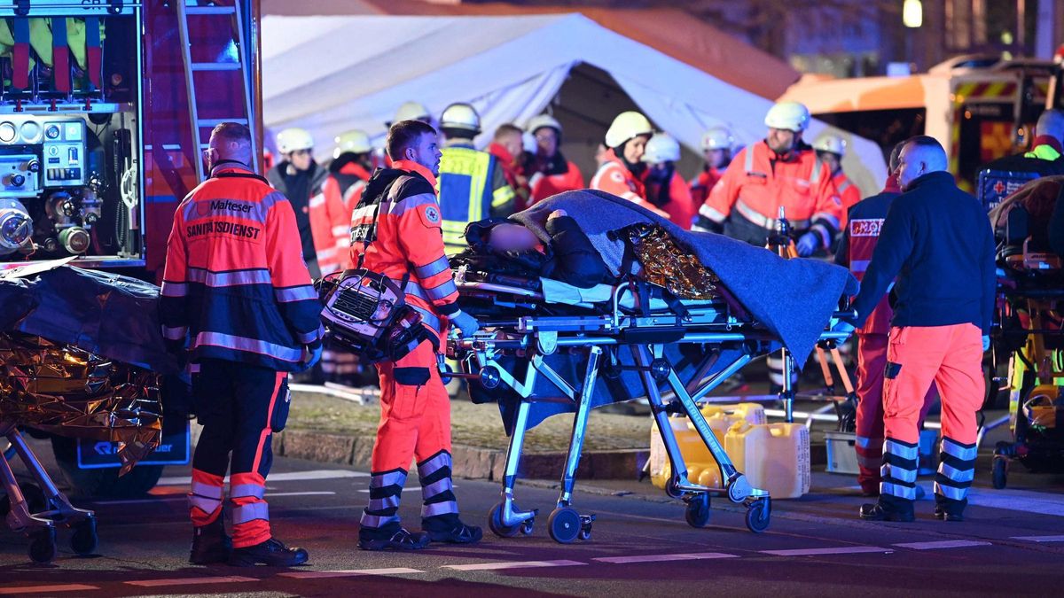 Imágenes del atropello múltiple en un mercado navideño de Magdeburgo, en Alemania
