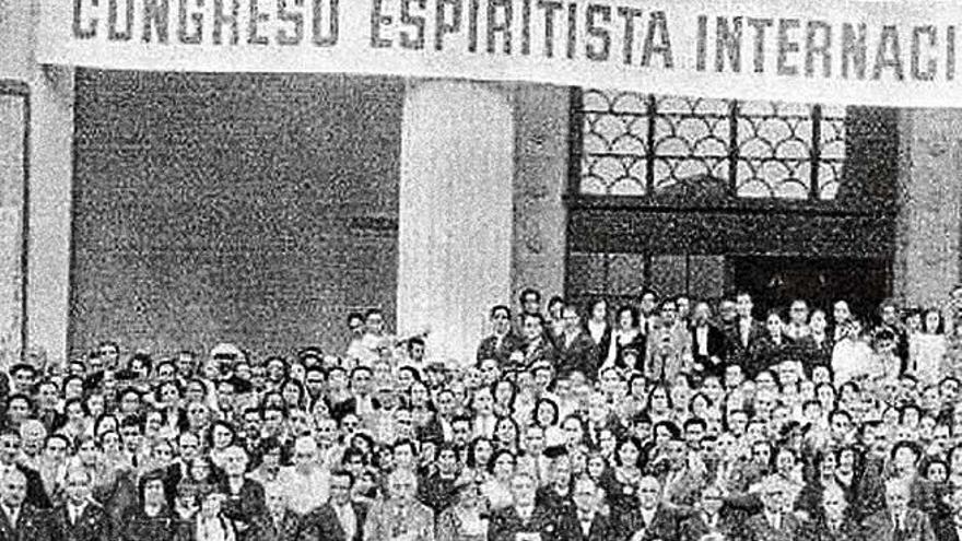 Imagen histórica del Congreso Espiritista Internacional.