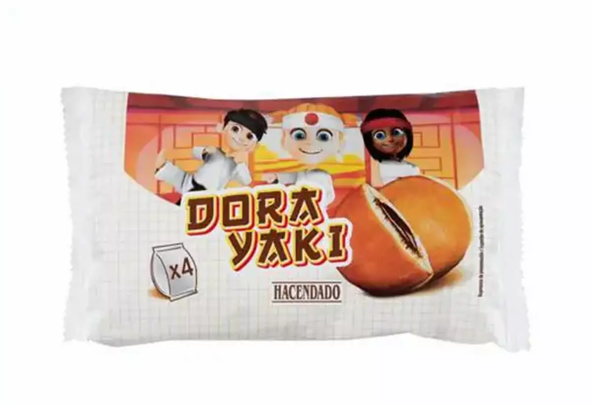 Envase del dorayaki de Mercadona.