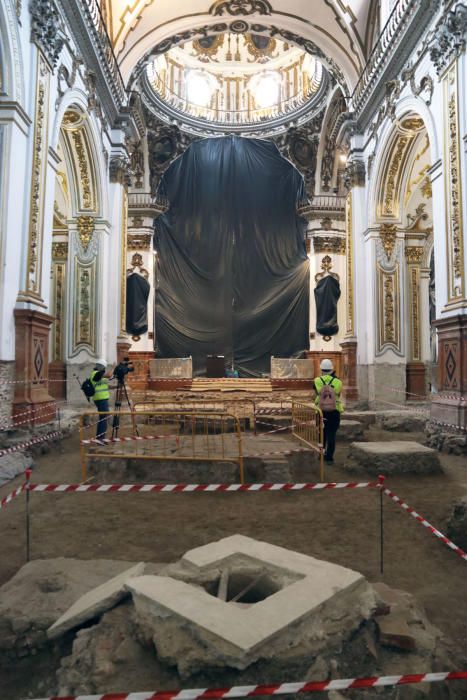 Obras de restauración en la Iglesia de los Santos Mártires