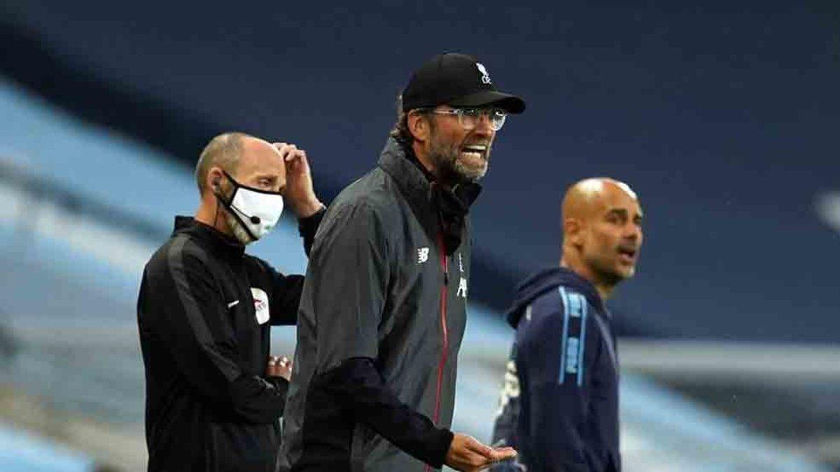 Klopp perdió ante el Manchester City de Guardiola