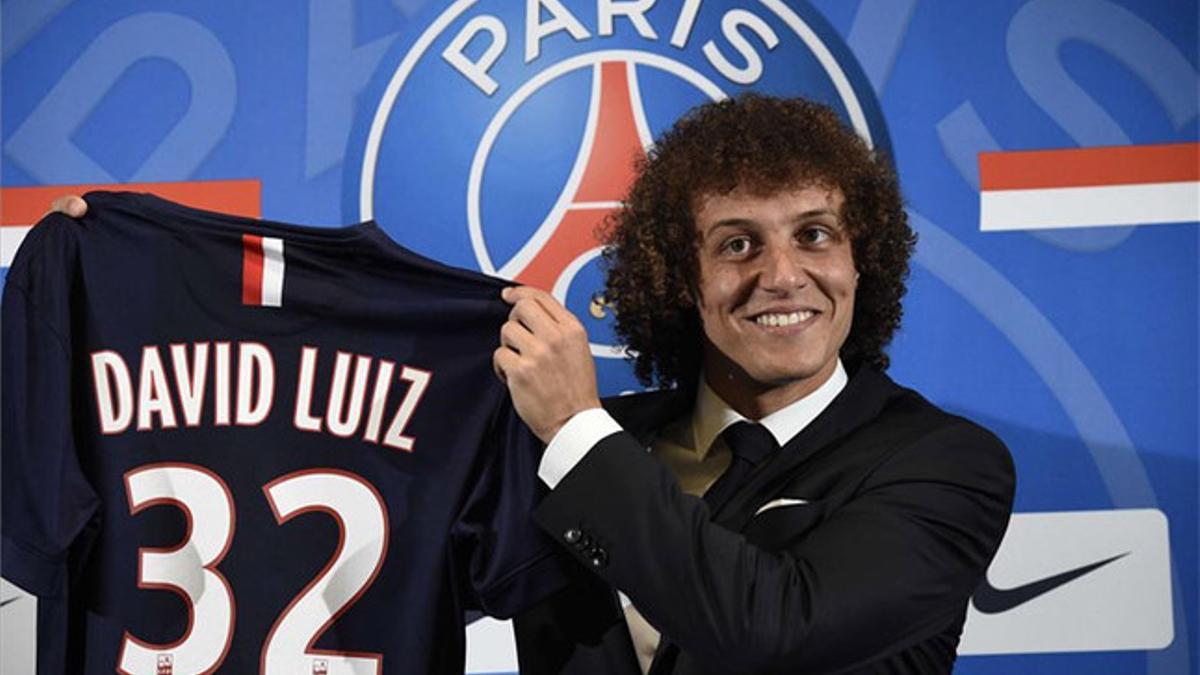 David Luiz, presentado como jugador del PSG