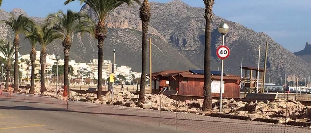 Las obras de la primera línea avanzan a un ritmo muy por debajo del previsto.