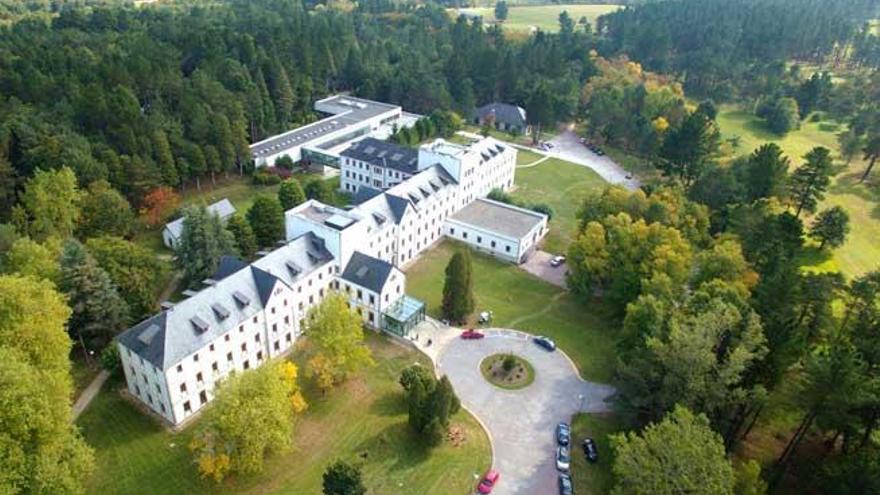 Vista de las instalaciones del hotel-balneario de Guitiriz.