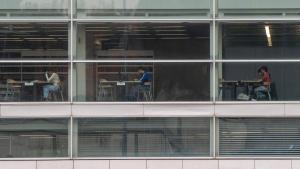 Alumnado estudiando en la UAB.