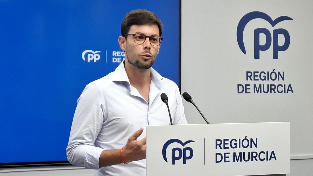 Nacho Jáudenes, secretario general del PP en Cartagena.