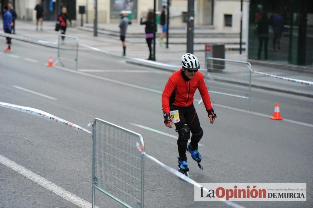 Murcia Maratón. Salida patinadores