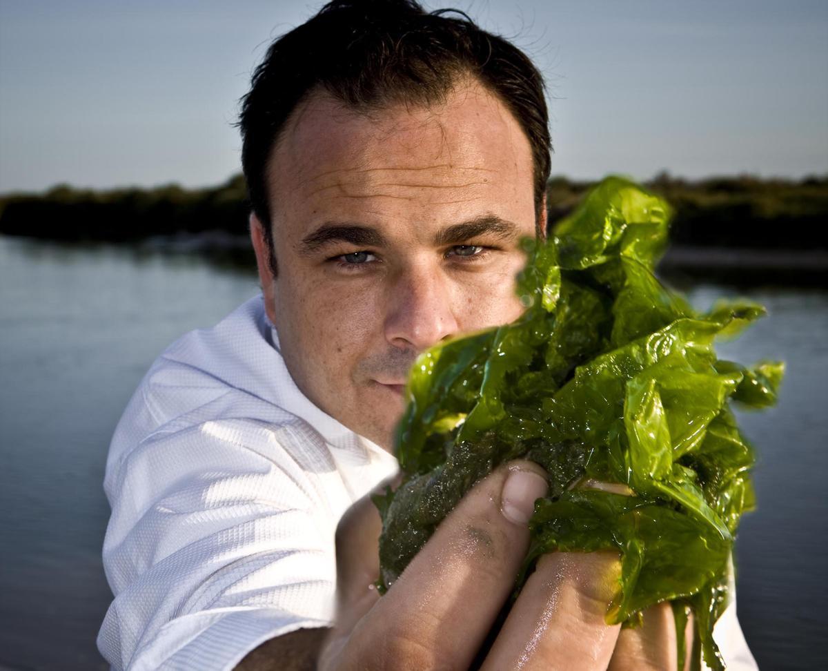 El xef Ángel León cultiva ‘arròs del mar’
