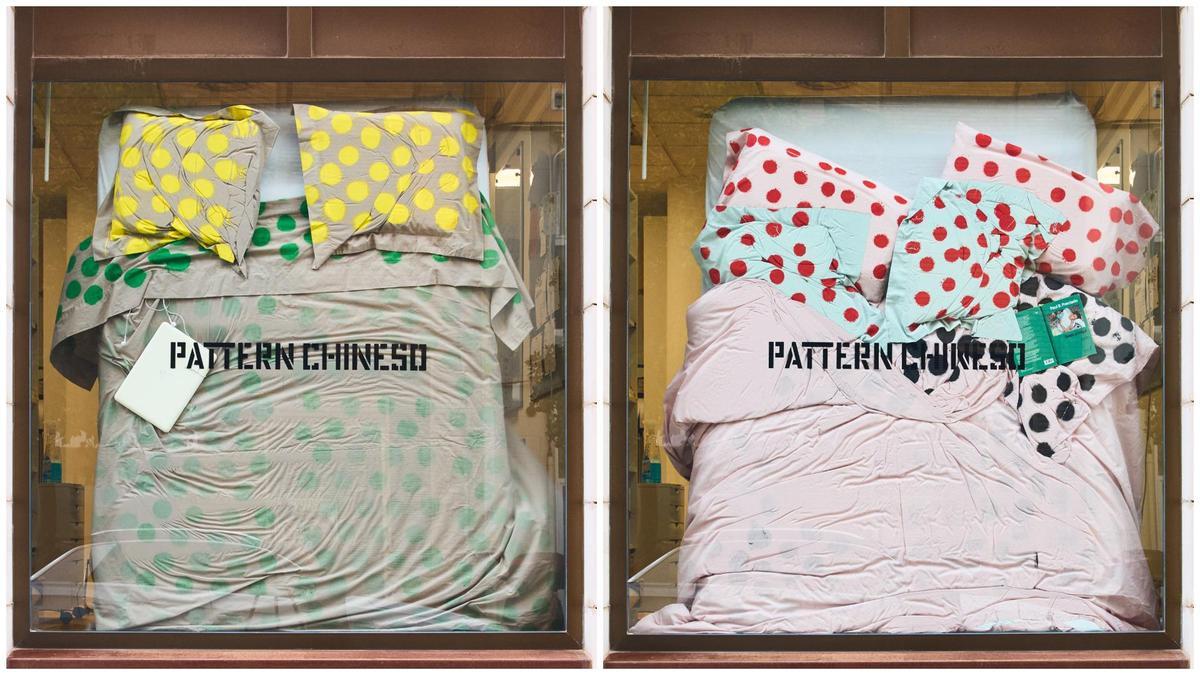 'Dormir es resistir', la colección artística de Pattern Chineso para dormir entre obras de arte.