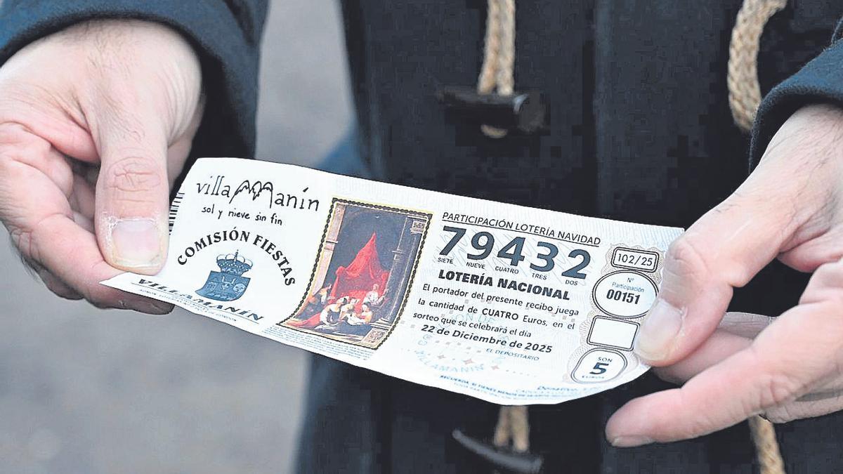 Una de las papeletas el número 79.432, premiado con el 'Gordo' de la Lotería.