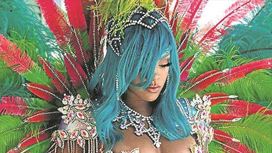 Rihanna, diosa del carnaval de Barbados