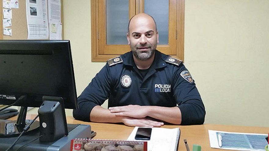 Antoni Borràs Garcia, Cap de policia de la Prefectura de la Policia Local de sa Pobla