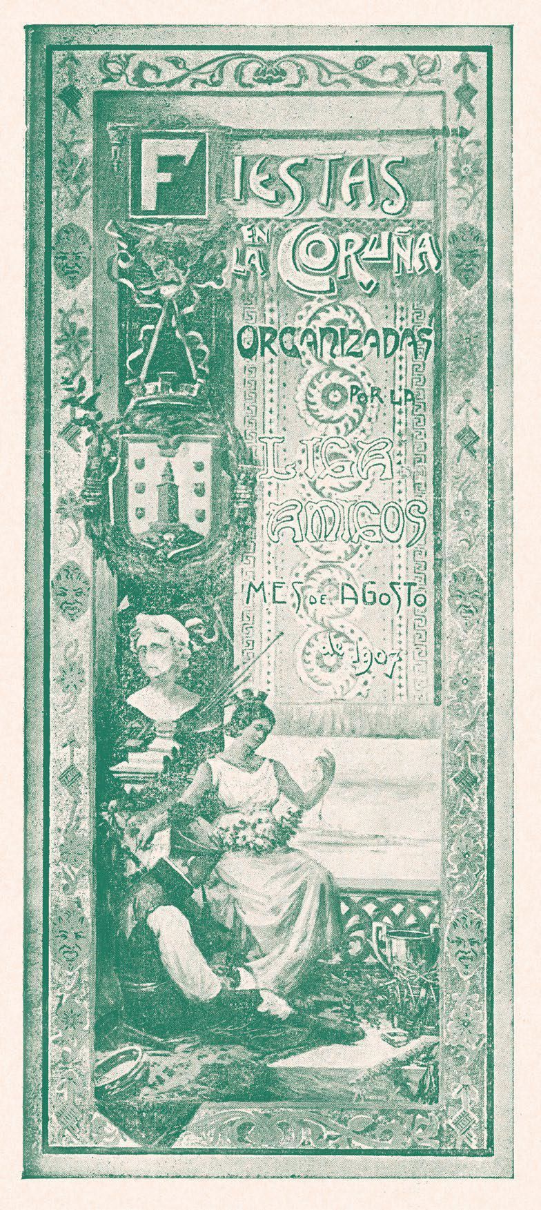 Así evolucionaron los carteles de las Fiestas de María Pita en 175 años en A Coruña