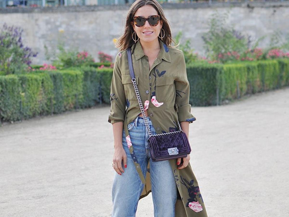 Tendencia vestido + jeans: look casual