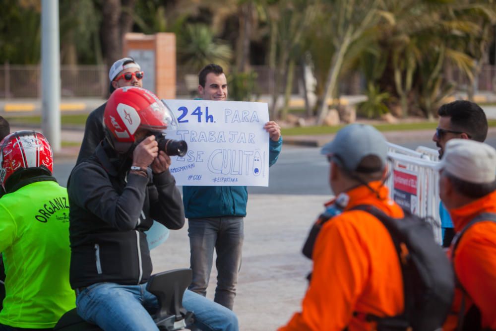 José Antonio Rejano, de Benidorm, fue el primero en completar los 104 kilómetros por el término de Elche