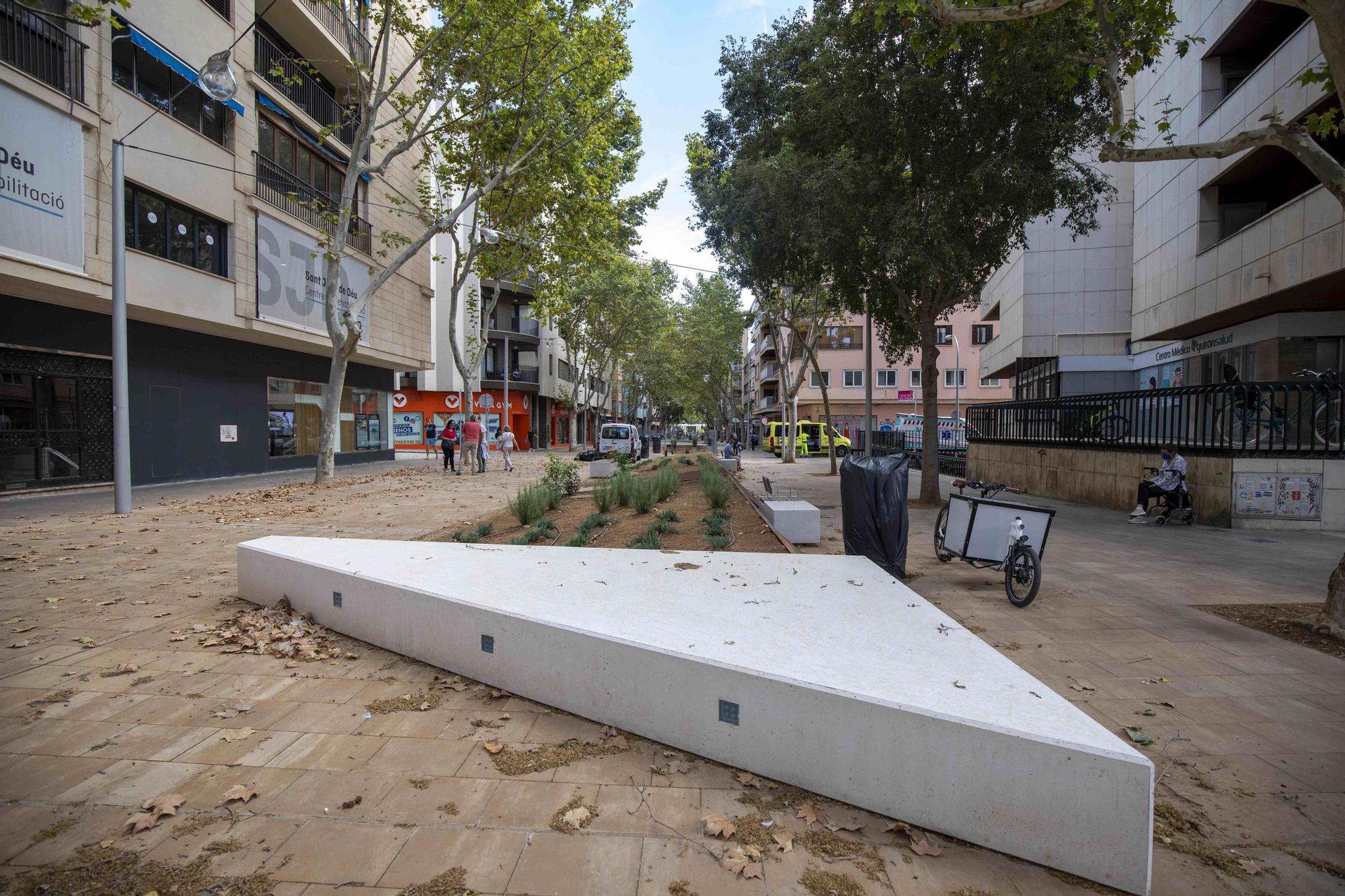 Así ha quedado Nuredunna, la nueva calle peatonal de Palma