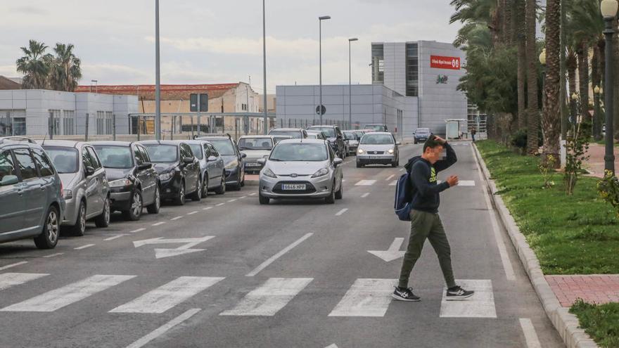 Una imagen de la Avenida Marques de Molins de Orihuela.