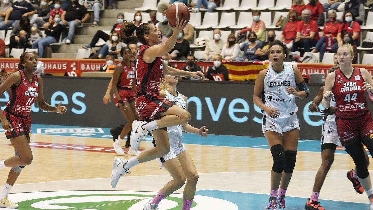 Laia Palau en el partit de la setmana passada contra el Leganés.