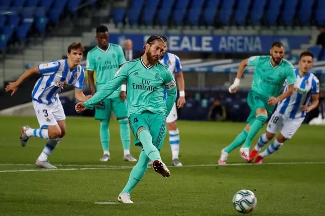 Las imágenes del Real Sociedad, 1 - Real Madrid, 2