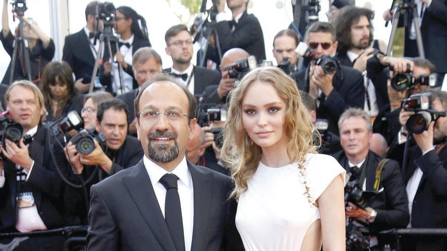 Farhadi y Lily-Rose Depp.