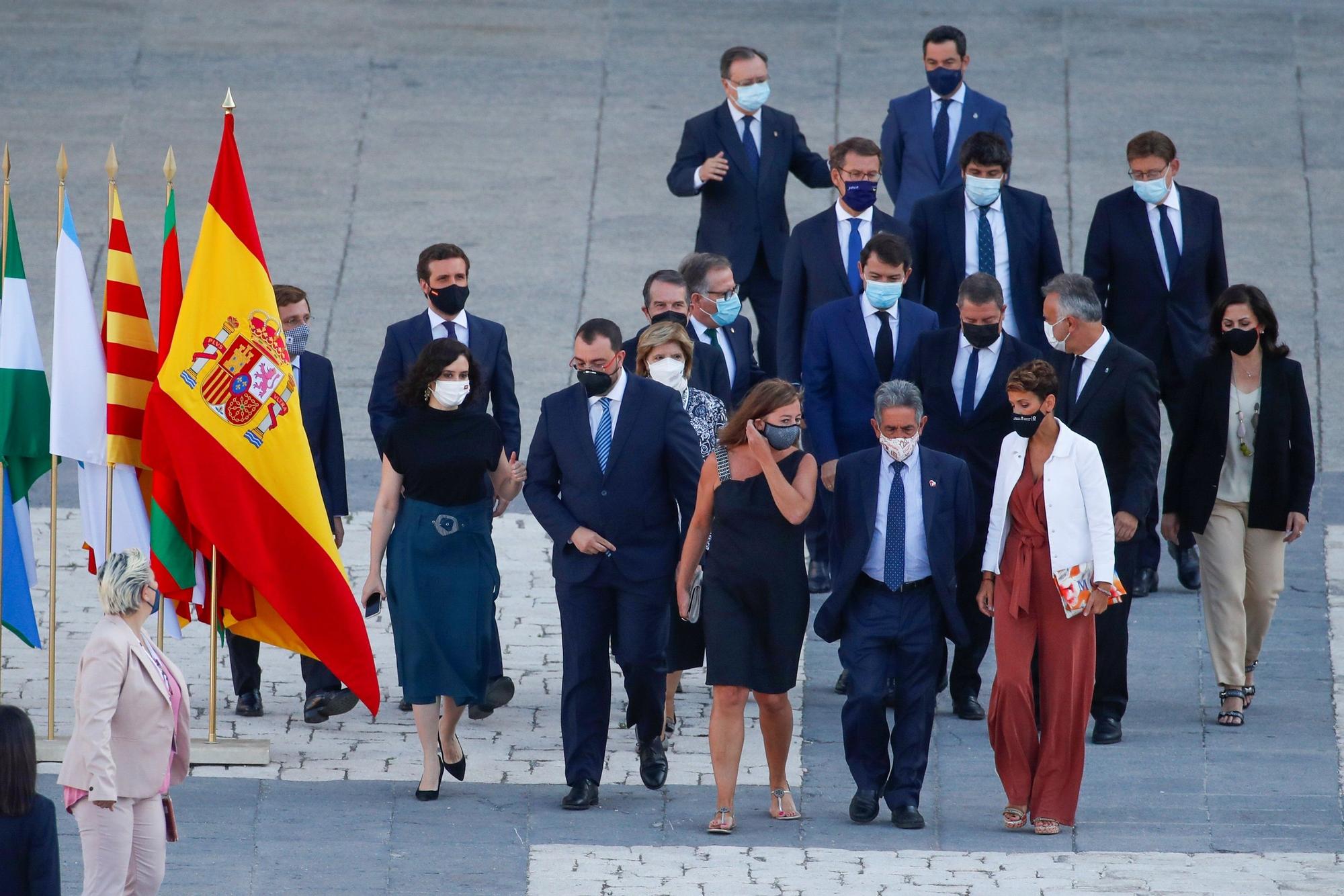 GALERÍA | Castilla y León, en el homenaje a las víctimas del COVID en España