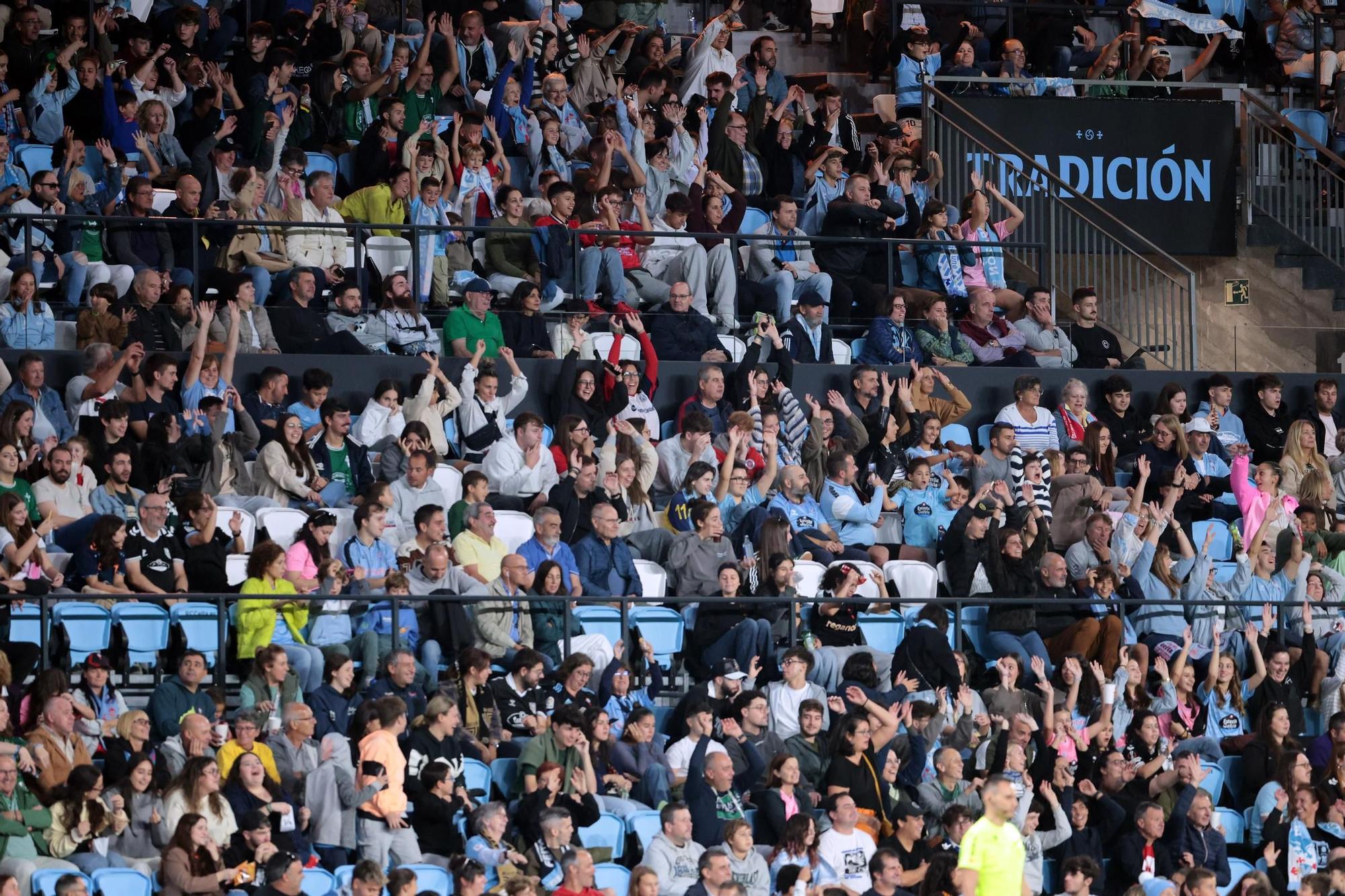 'Xuntos contra o lume': Celta - Selección de Ourense, en imágenes