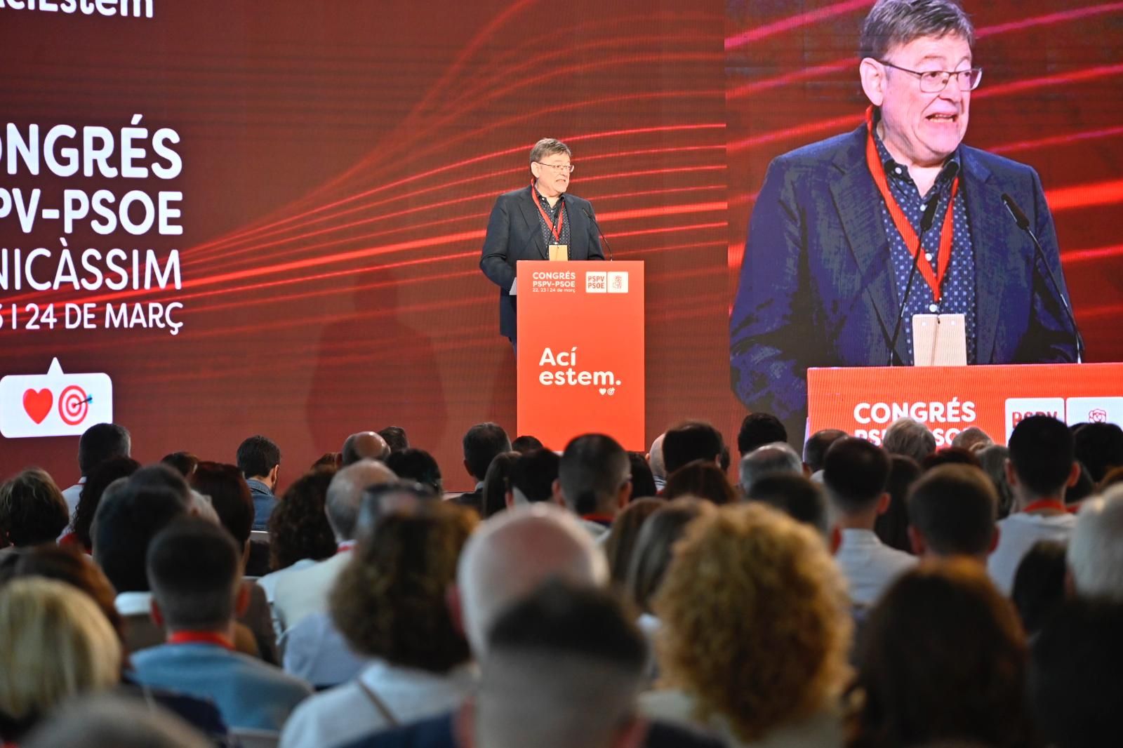 Congreso extraordinario del PSPV en Benicàssim