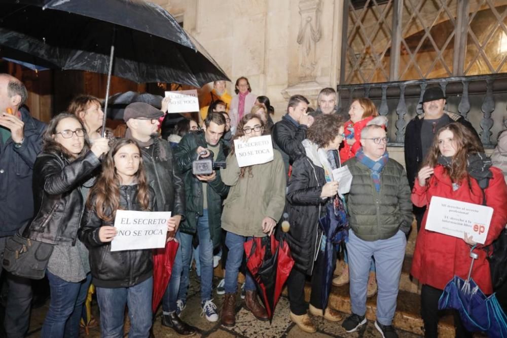 Concentración en Palma en defensa del secreto profesional