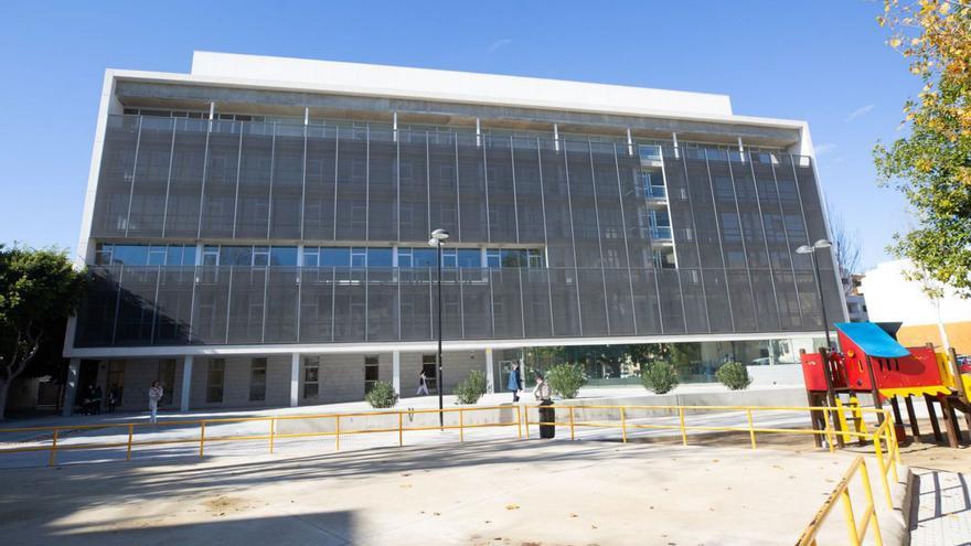 Frontal de la nueva sede judicial de Eivissa, situada en la plaza de Sa Graduada. | VICENT MARÍ