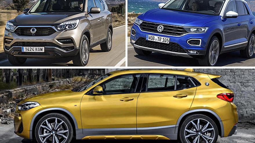 BMW X2, Volkswagen T-Roc y SsangYong Rexton, candidatos de marzo al Coche del Año