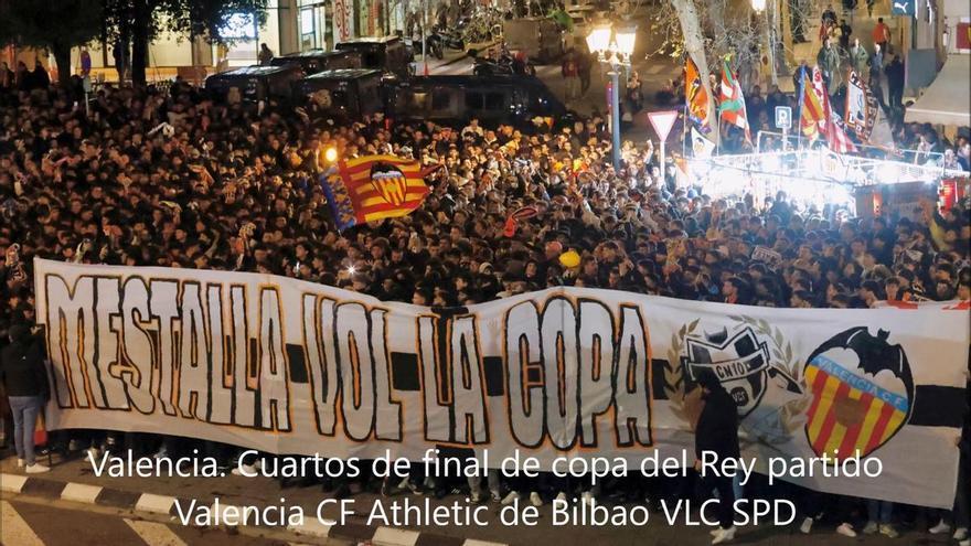 El Valencia CF - Athletic Club de Copa del Rey, en imágenes