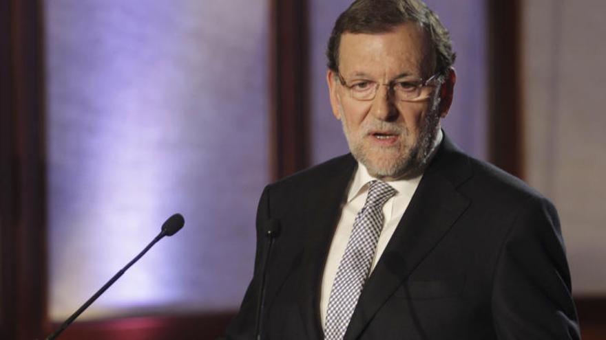 Mariano Rajoy durant la seva intervenció des de Salamanca