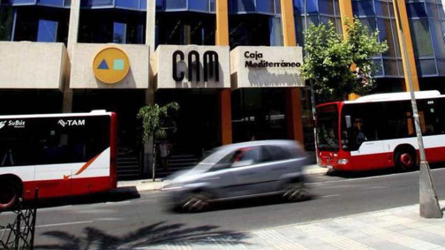 Imagen de las oficinas centrales de la CAM, en la ciudad de Alicante.